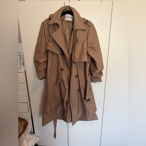 Classic Camel Trench Coat